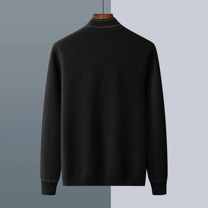 Men's V-Neck Cashmere Blend Cardigan | Alfie_6