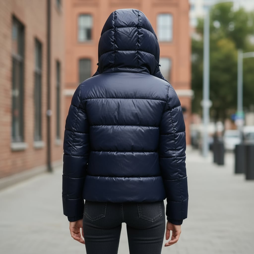 Women's Water Resistant Hooded Puffer Jacket | Carrie_3