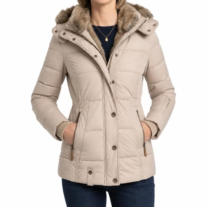 Women's Padded Hooded Winter Coat | Angela_1