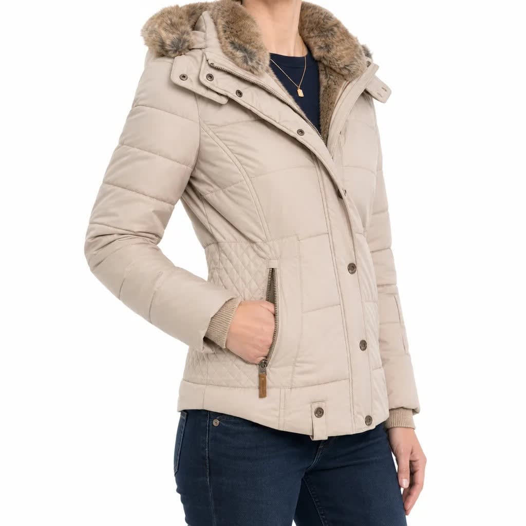 Women's Padded Hooded Winter Coat | Angela_2
