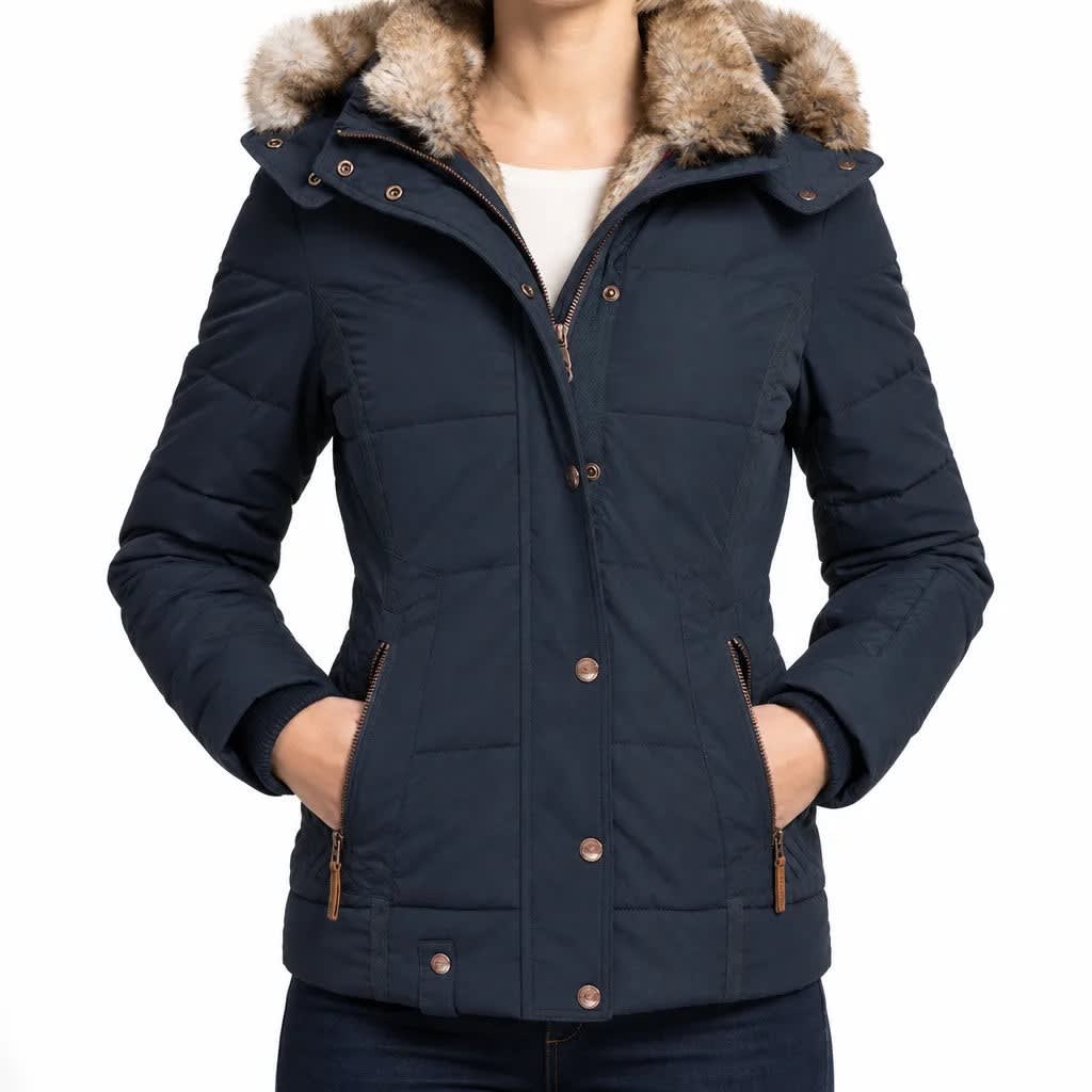 Women's Padded Hooded Winter Coat | Angela_4