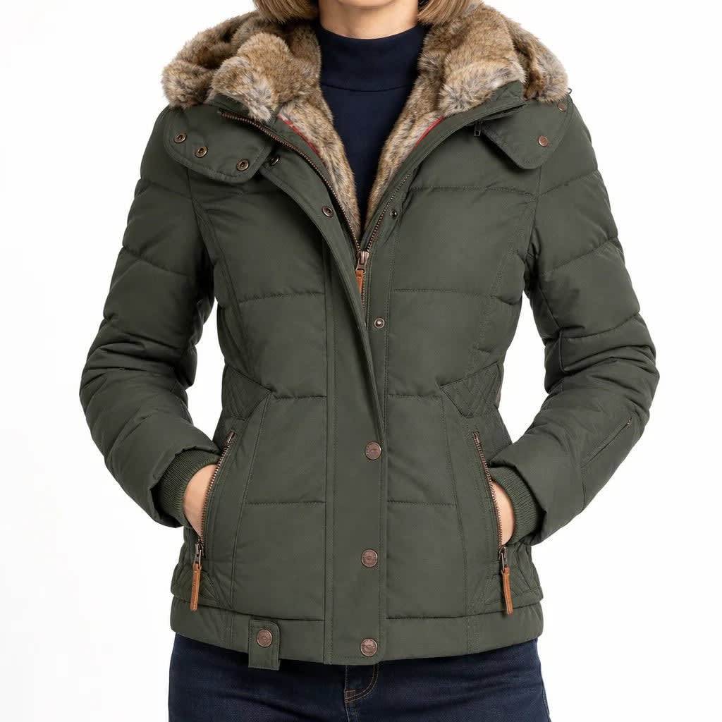 Women's Padded Hooded Winter Coat | Angela_7