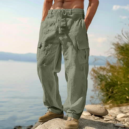 Men's Relaxed Fit Cargo Trousers | Fiachra_10