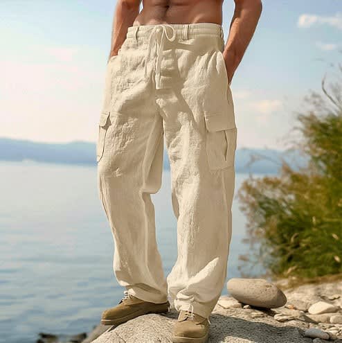 Men's Relaxed Fit Cargo Trousers | Fiachra_5