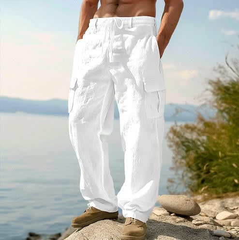 Men's Relaxed Fit Cargo Trousers | Fiachra_6