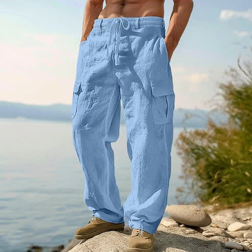 Men's Relaxed Fit Cargo Trousers | Fiachra_7
