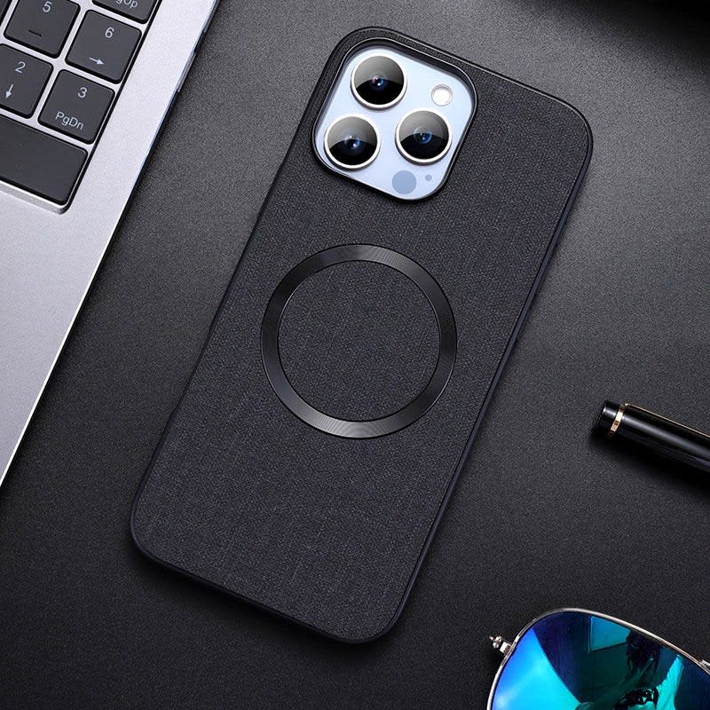 Men's Fabric Texture MagSafe iPhone Case | Fraser_7