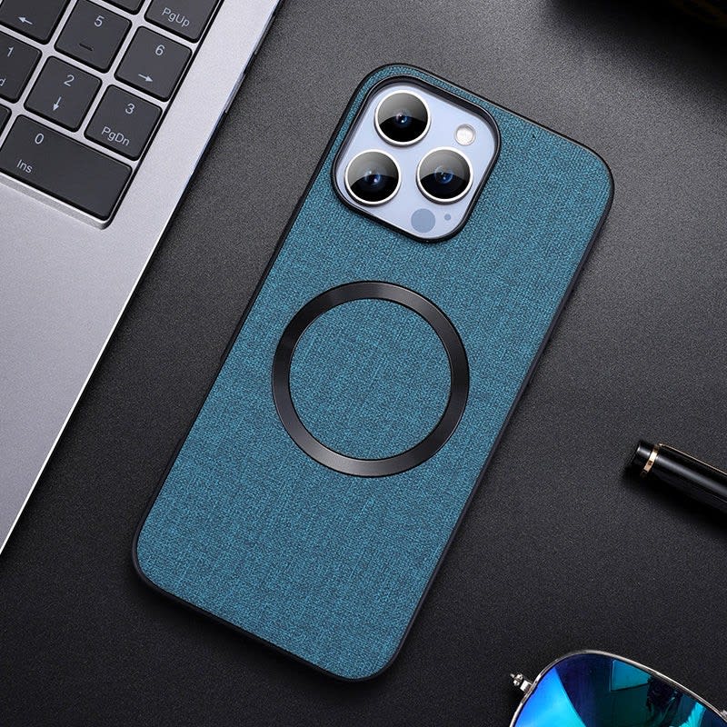 Men's Fabric Texture MagSafe iPhone Case | Fraser_8
