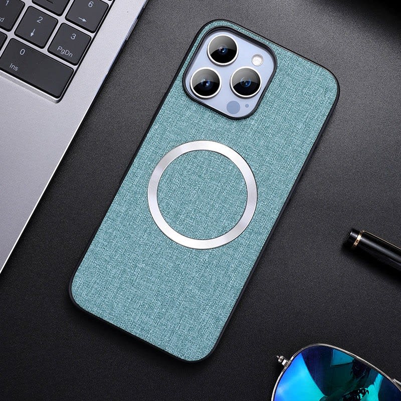 Men's Fabric Texture MagSafe iPhone Case | Fraser_9