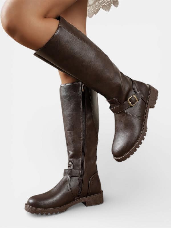 Women's Arch Support Knee High Boots | Ingrid_2