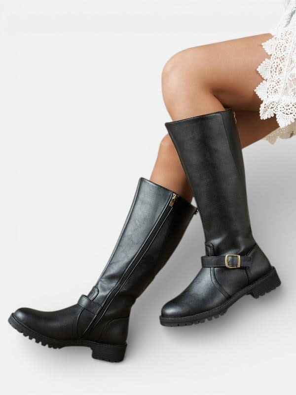 Women's Arch Support Knee High Boots | Ingrid_3