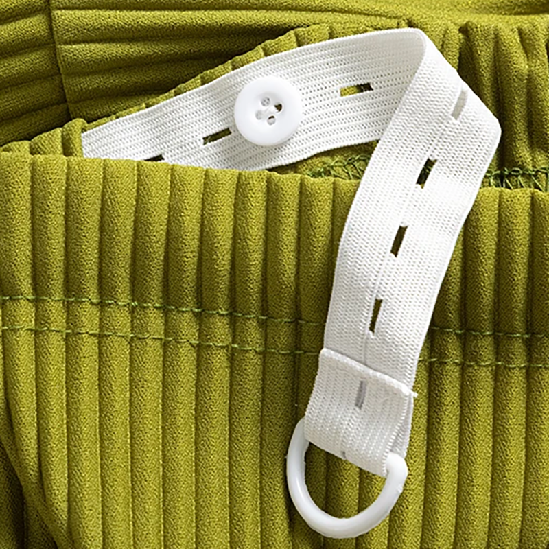 Women's Ribbed Knit Maternity Trousers | Sage