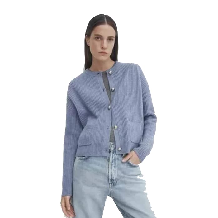 Women's Cropped Knit Cardigan | Libby_2