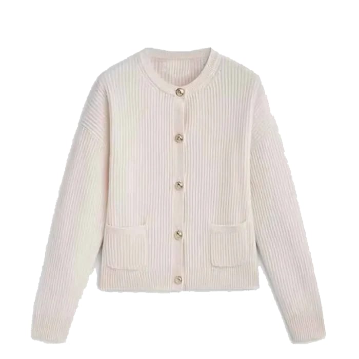 Women's Cropped Knit Cardigan | Libby_6