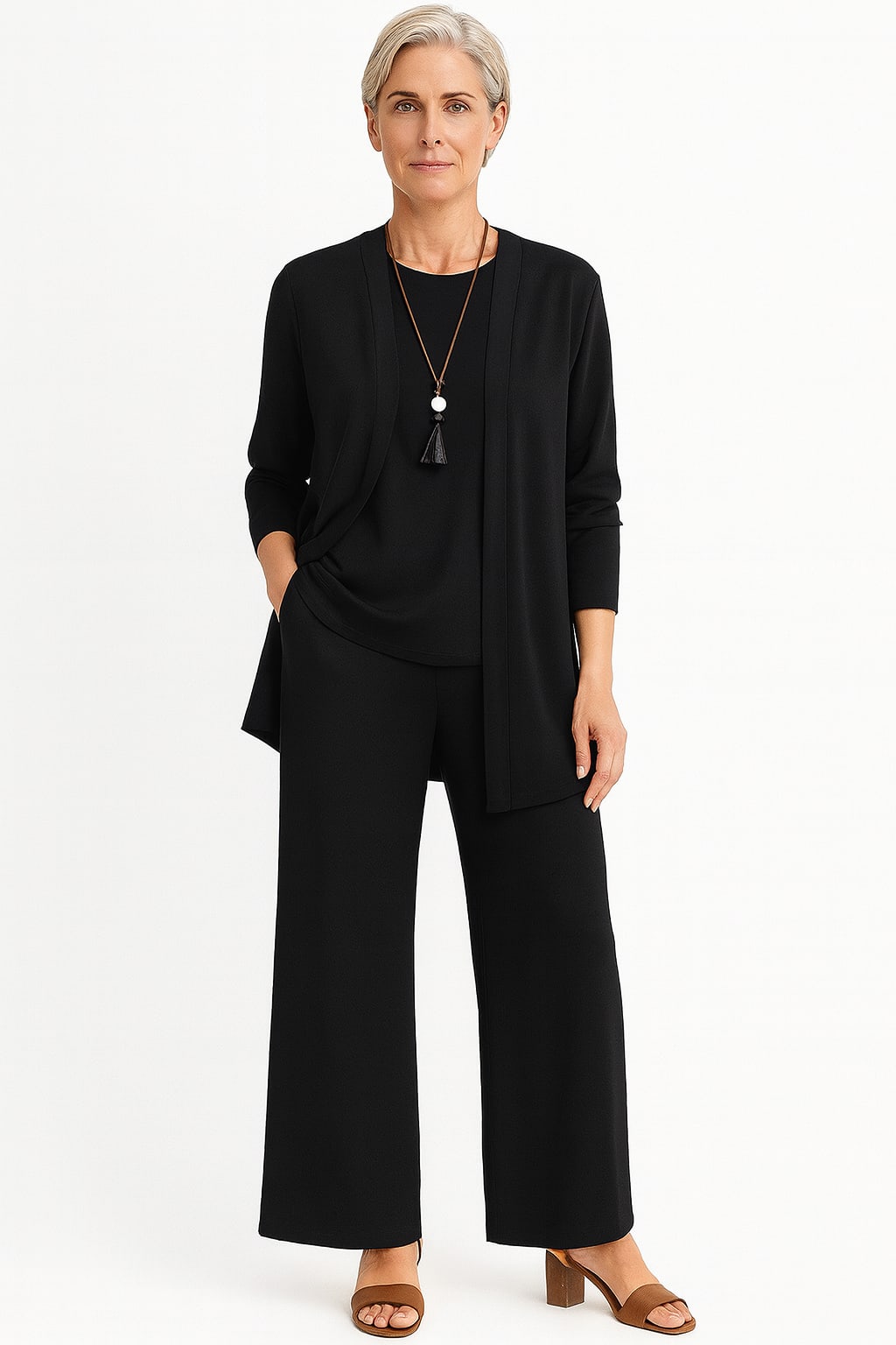 Women's Longline 3 Piece Trouser Set | Glenda_2