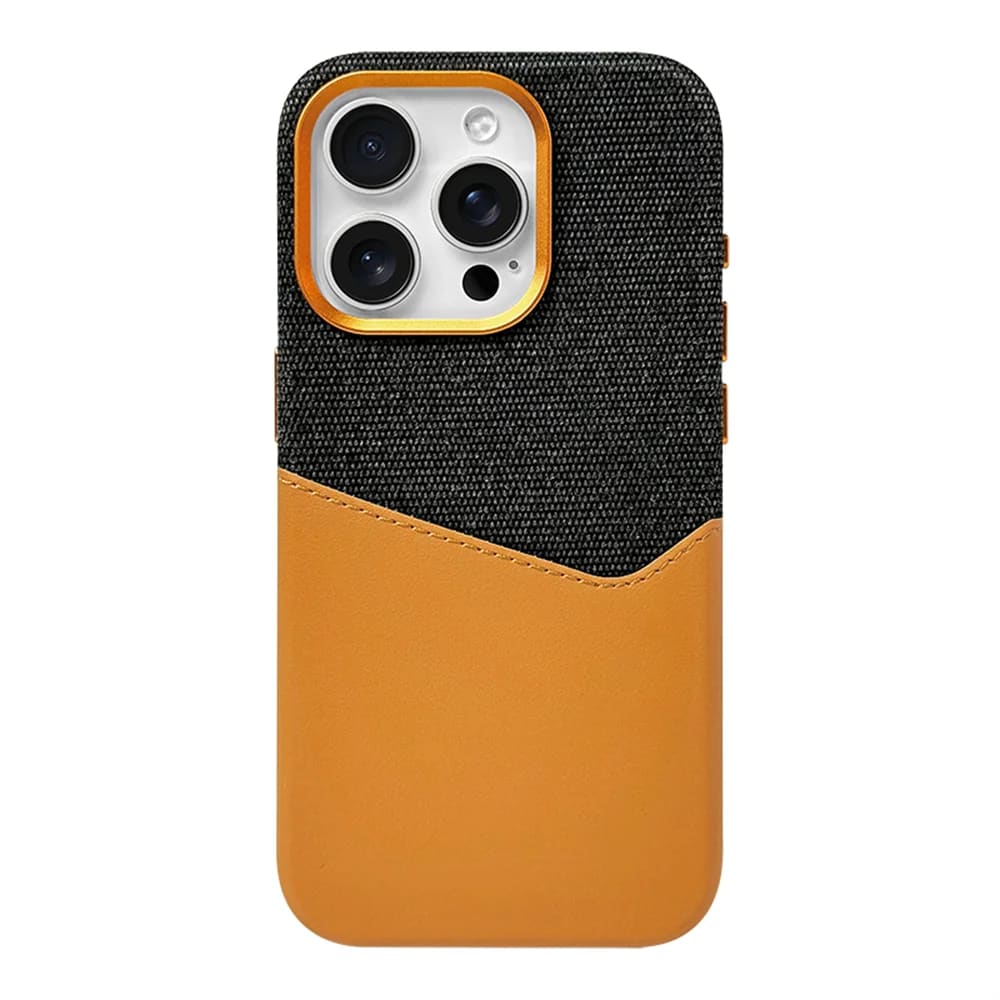 Men's Leather Card Holder iPhone Case | Kelvin_7