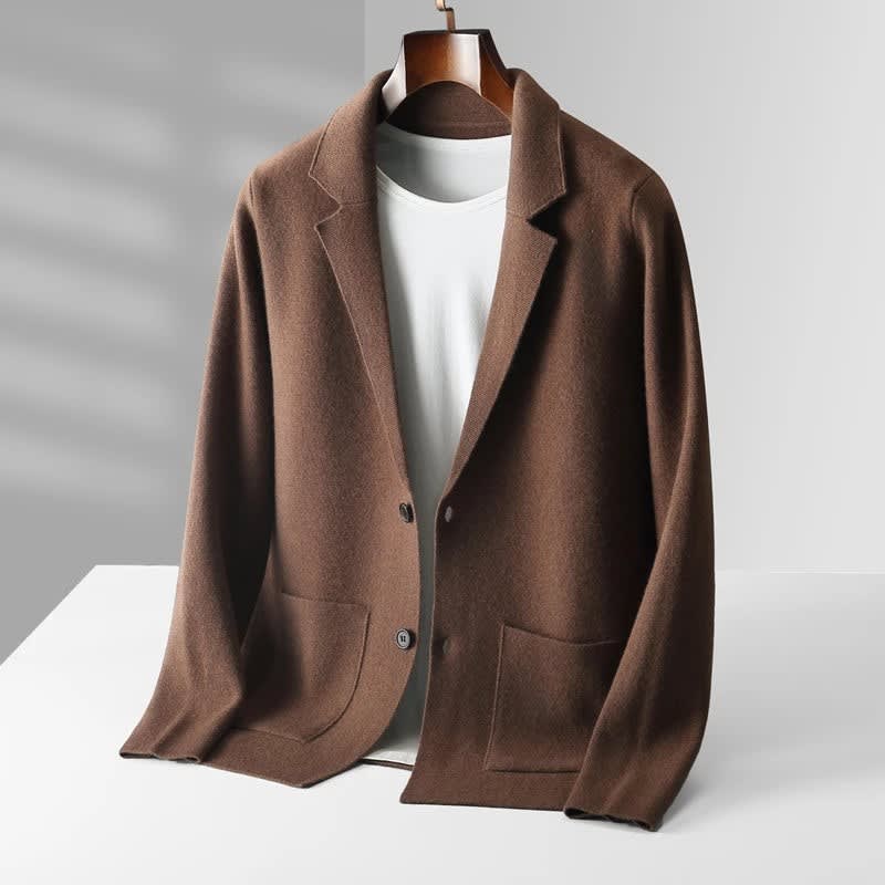 Men's Cashmere Knit Cardigan | Harvey_1