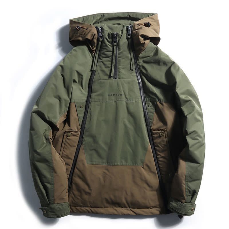Men's Water Resistant Hooded Down Jacket | Griffin_1