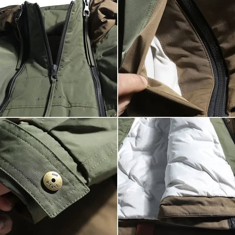 Men's Water Resistant Hooded Down Jacket | Griffin_5