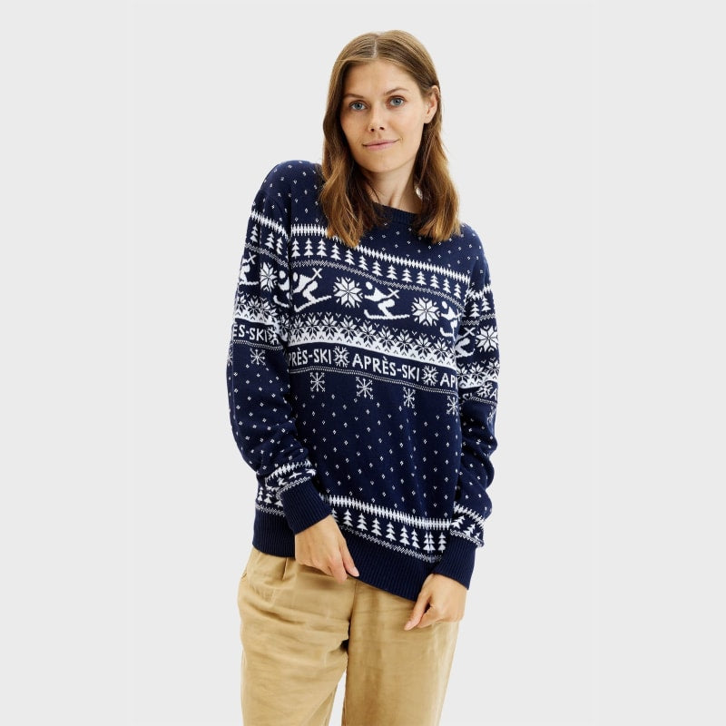 Women's Nordic Knit Après-Ski Christmas Jumper For Winter | Bethany_1