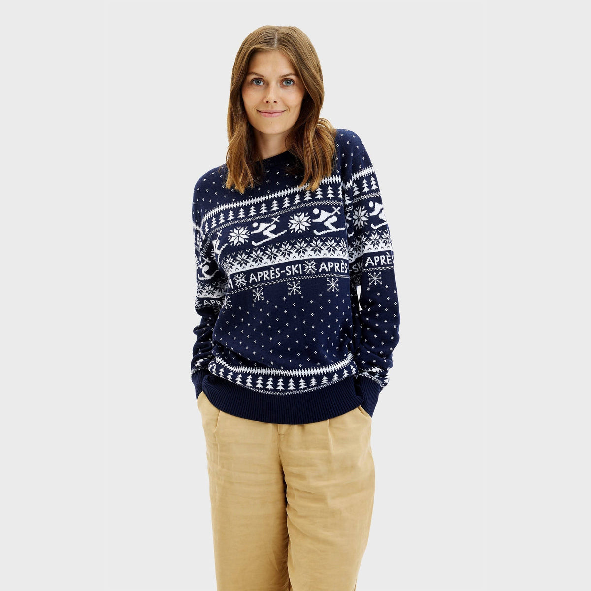Women's Nordic Knit Après-Ski Christmas Jumper For Winter | Bethany_4