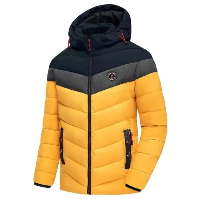 Men's Quilted Puffer Ski Jacket For Winter | Thomas_2