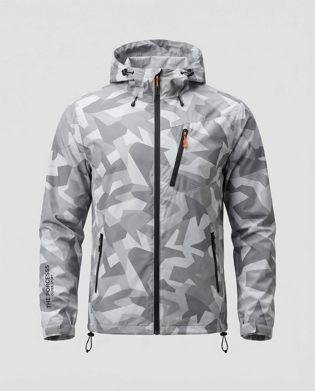Men's Hooded Letter Print Ski Jacket For Winter | Oliver_6