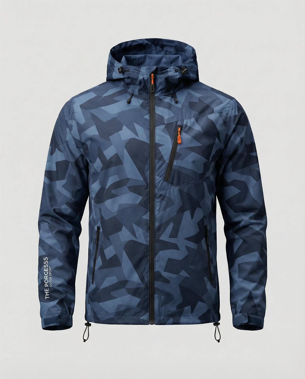 Men's Hooded Letter Print Ski Jacket For Winter | Oliver_8