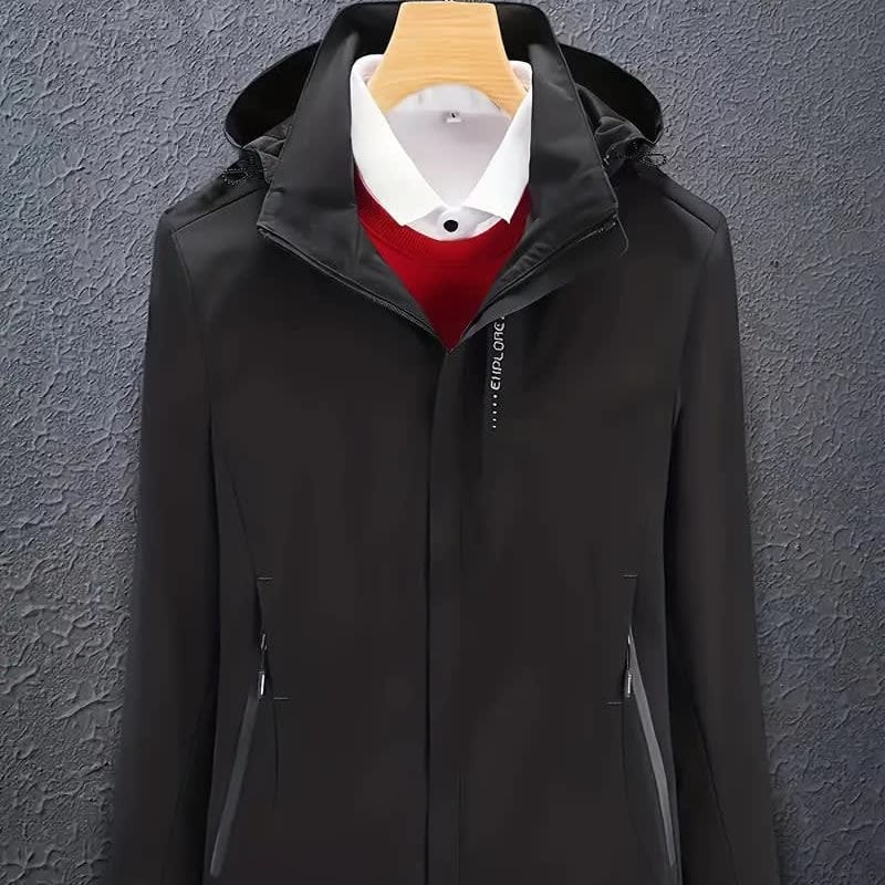 Men's Lined Hooded Ski Jacket For Winter | Joshua_1
