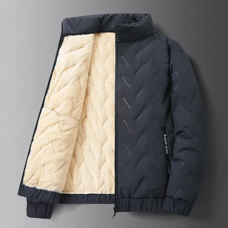 Men's Sherpa Lined Puffer Ski Jacket For Winter | Lucas_2