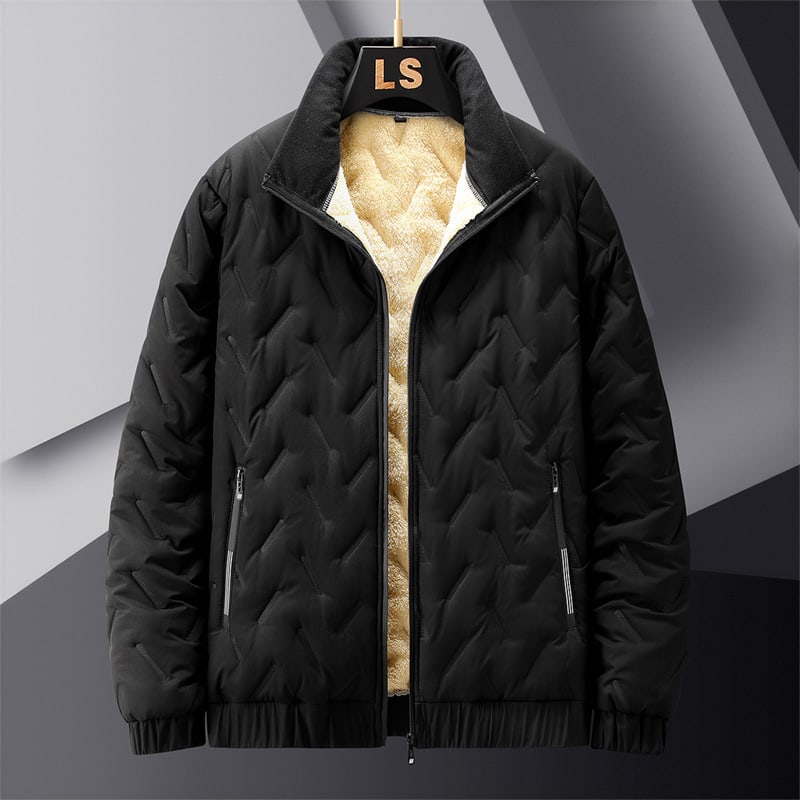 Men's Sherpa Lined Puffer Ski Jacket For Winter | Lucas_4