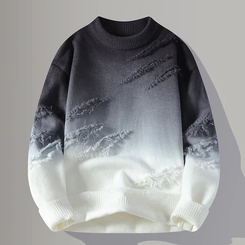 Men's Distressed Gradient Jumper | Marlow_1
