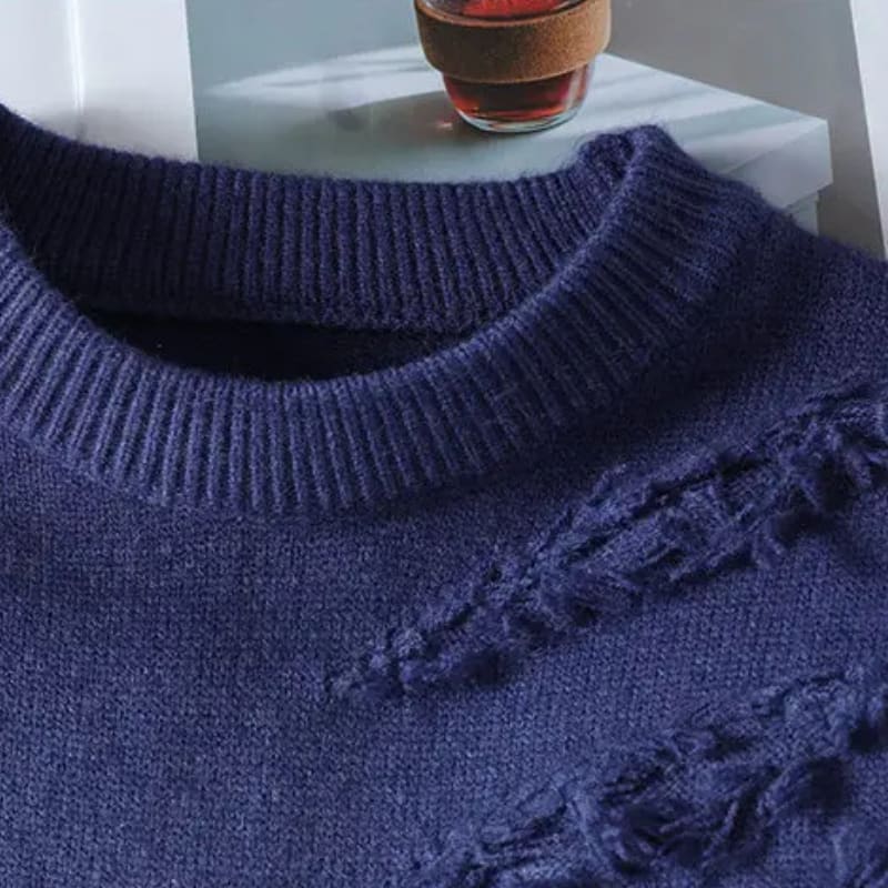 Men's Distressed Gradient Jumper | Marlow_5