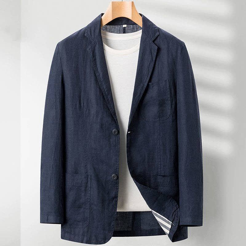 Men's Unstructured Linen Blazer | Alfred_1