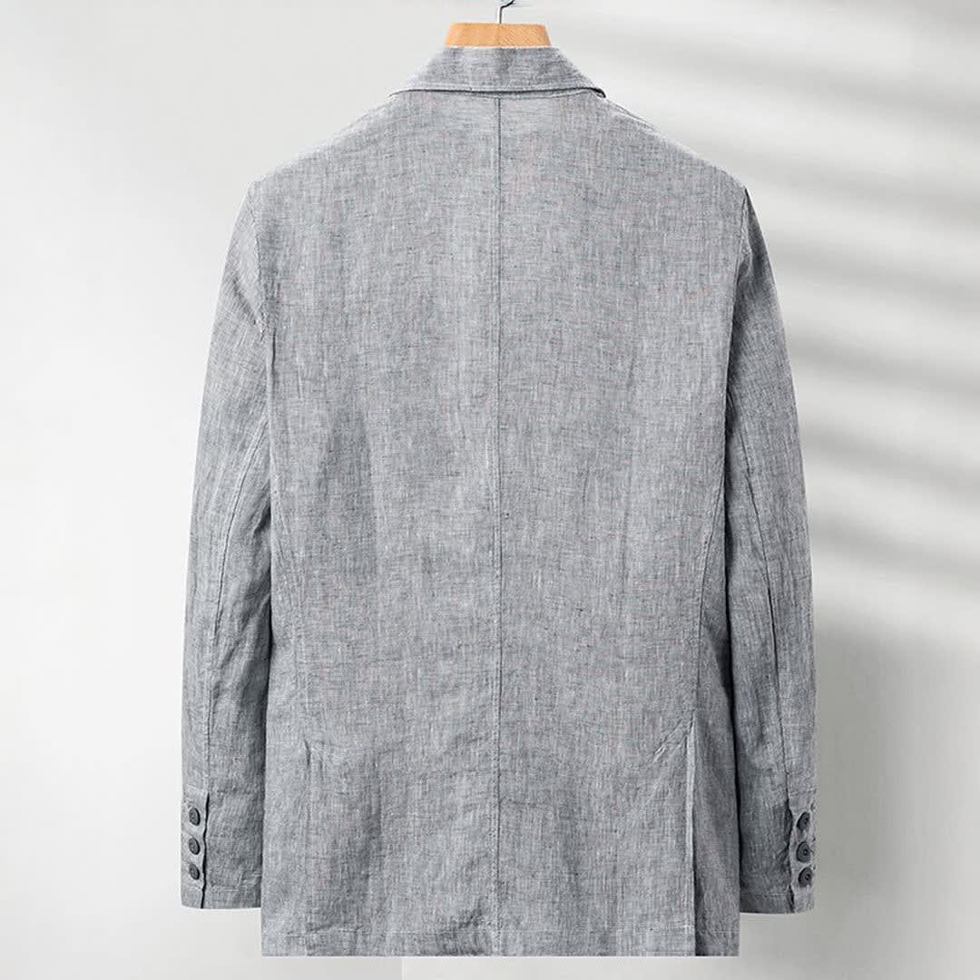 Men's Unstructured Linen Blazer | Alfred_4