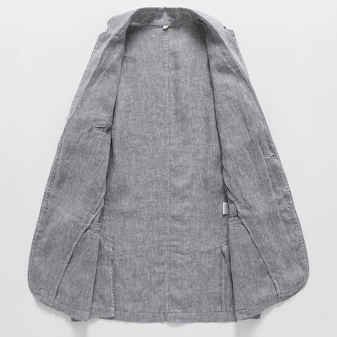 Men's Unstructured Linen Blazer | Alfred_5