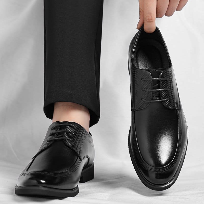 Men's Smooth Leather Derby Shoes | Torin_5