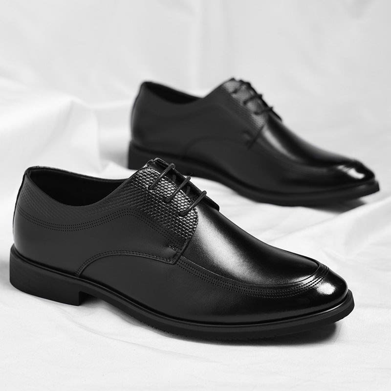 Men's Smooth Leather Derby Shoes | Torin_6