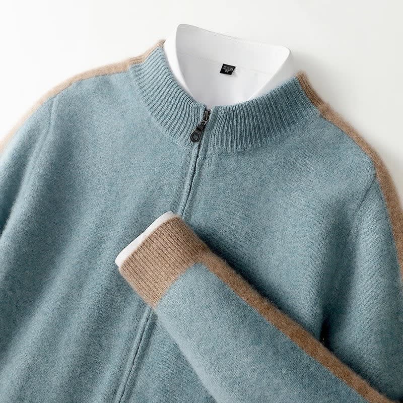 Men's Cashmere Zip Up Jacket | Everett_10