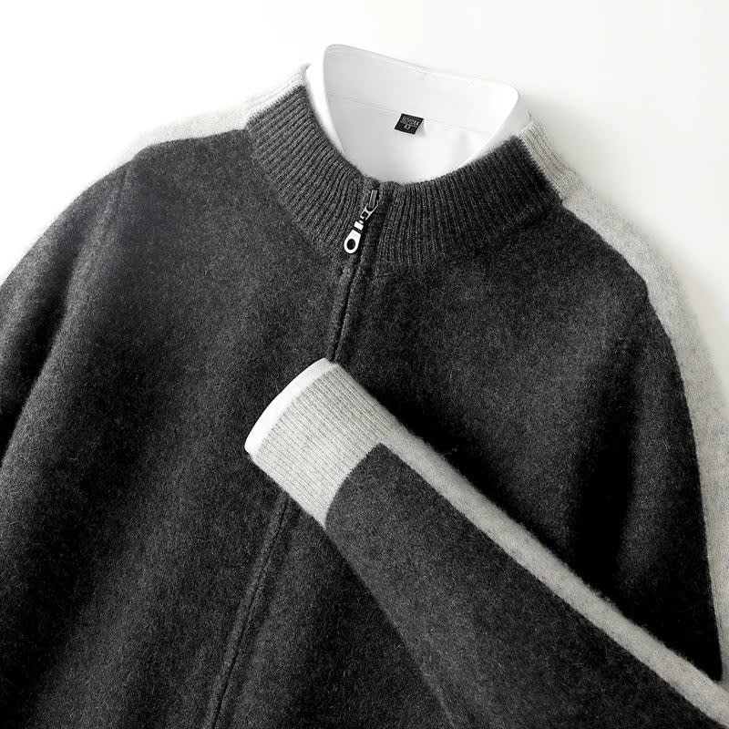 Men's Cashmere Zip Up Jacket | Everett_13