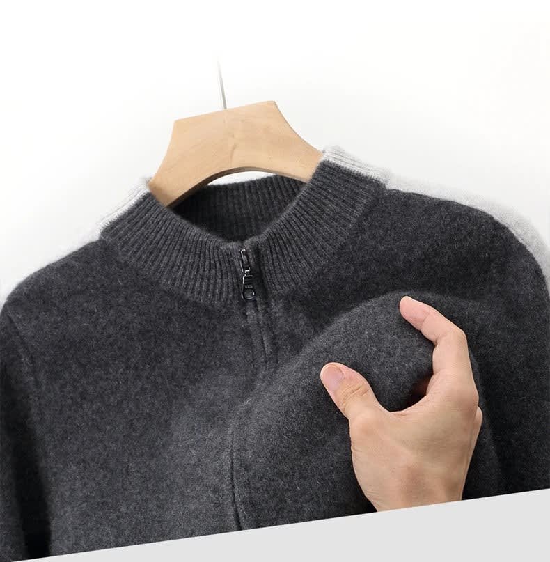 Men's Cashmere Zip Up Jacket | Everett_16