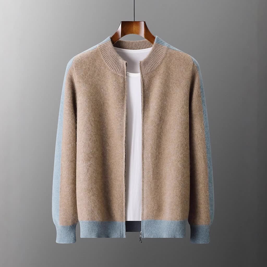 Men's Cashmere Zip Up Jacket | Everett_2