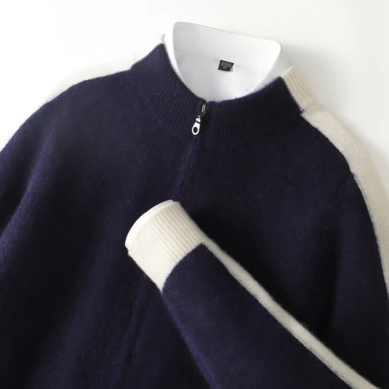 Men's Cashmere Zip Up Jacket | Everett_5