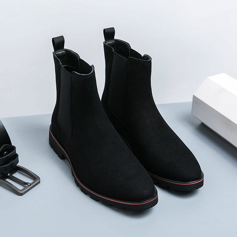 Men's Suede Chelsea Boots | Barra_3