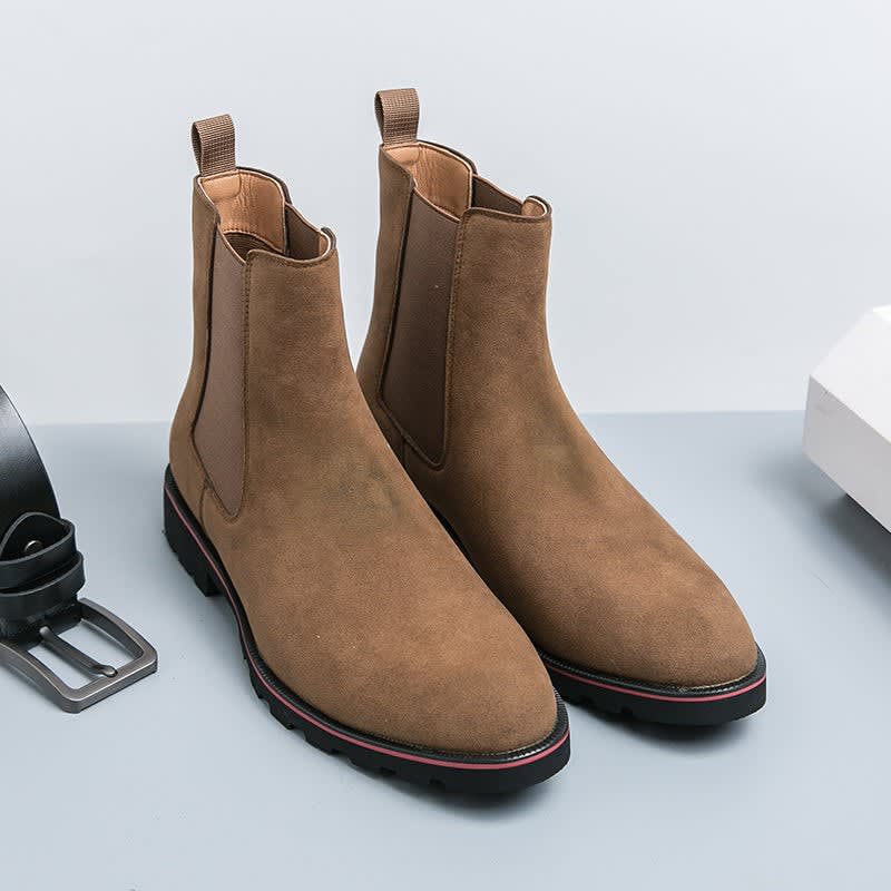 Men's Suede Chelsea Boots | Barra_4