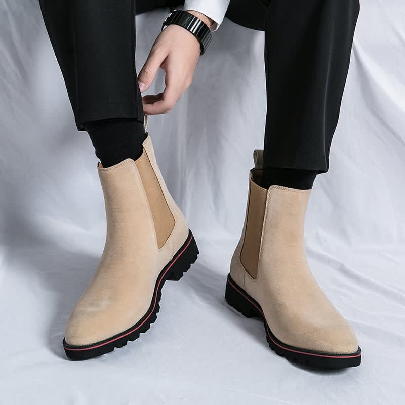 Men's Suede Chelsea Boots | Barra_6