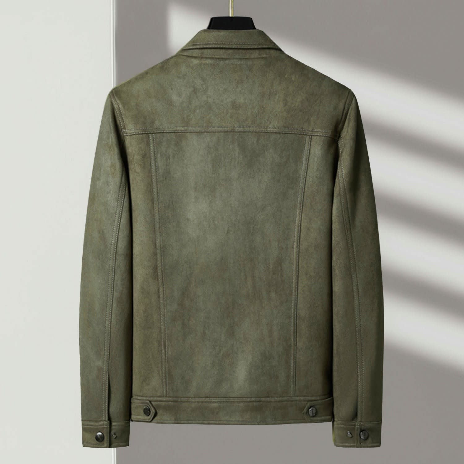 Men's Button Front Trucker Jacket | Stanley_4