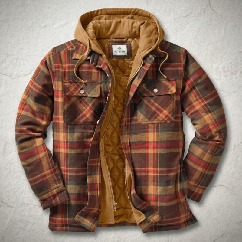 Men's Flannel Hooded Field Jacket | Lorne_1