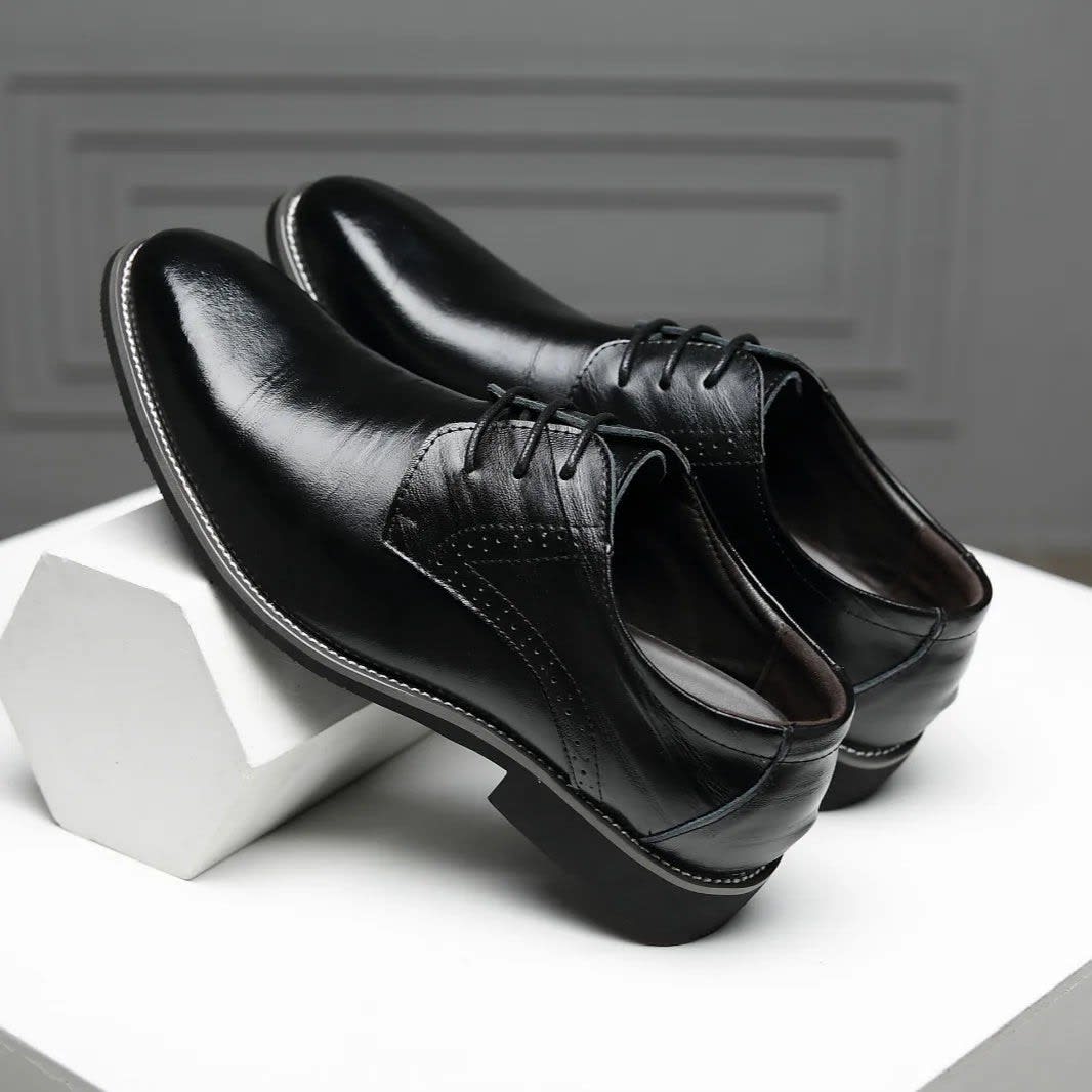 Men's Faux Leather Brogue Shoes | Gwion_2