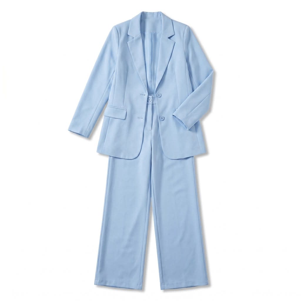 Women's Tailored Wide Leg Trouser Suit | Anastasia_8